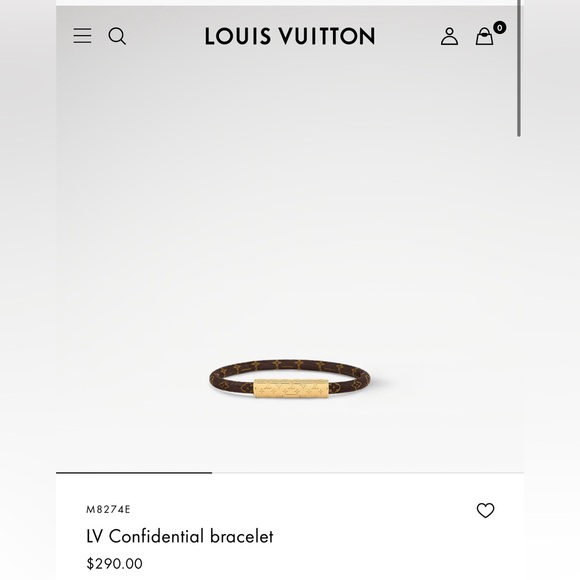 Louis Vuitton monogram bracelet - Picture 1 of 4